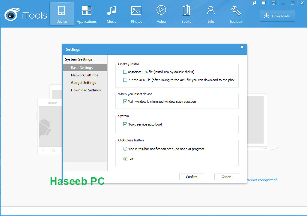 iTools Crack Overview Setting