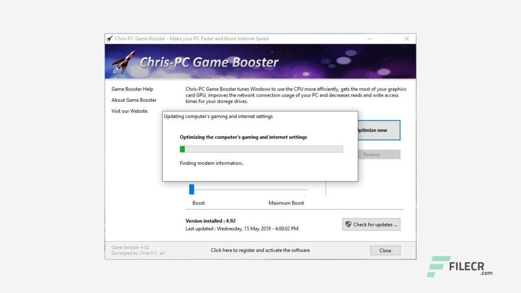 ChrisPC Game Booster 5.22.08 Crack + License Activated 2024